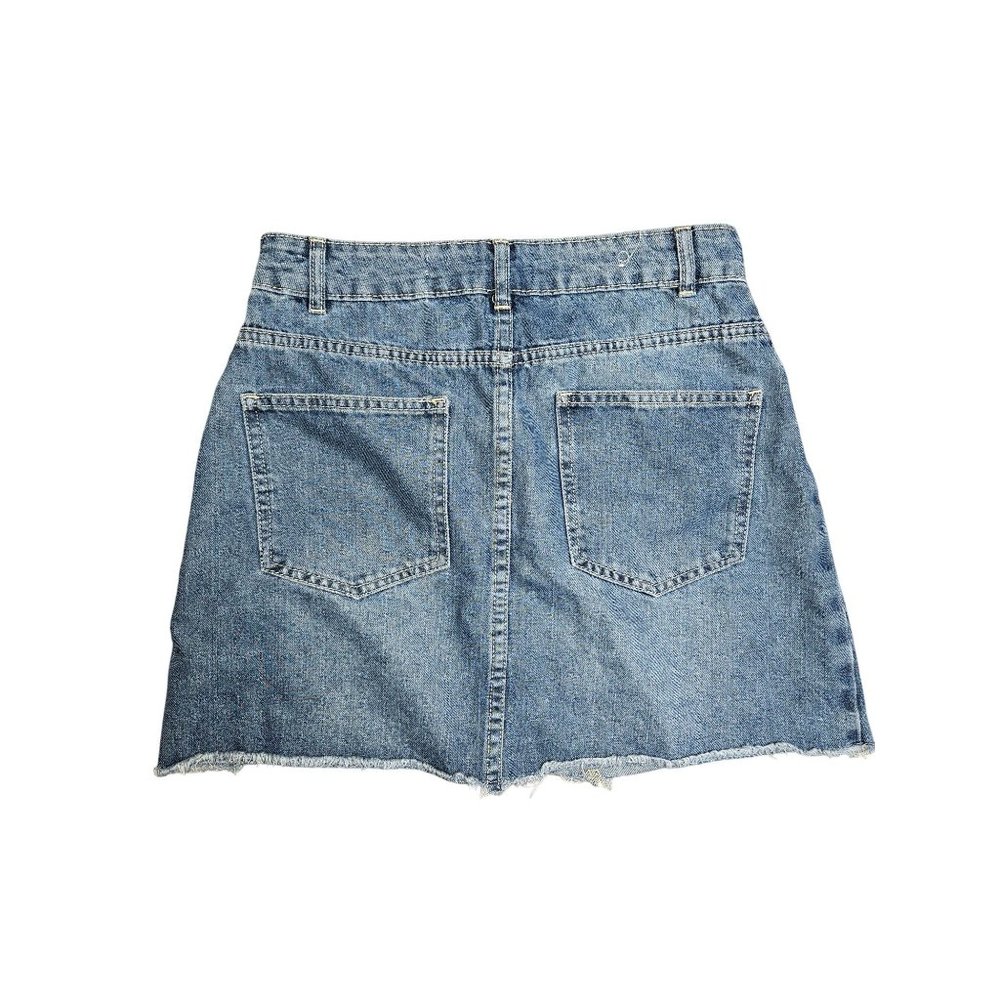 91 Cotton On A Line Mini Jean Skirt Women Size 6 - Picture 2 of 5